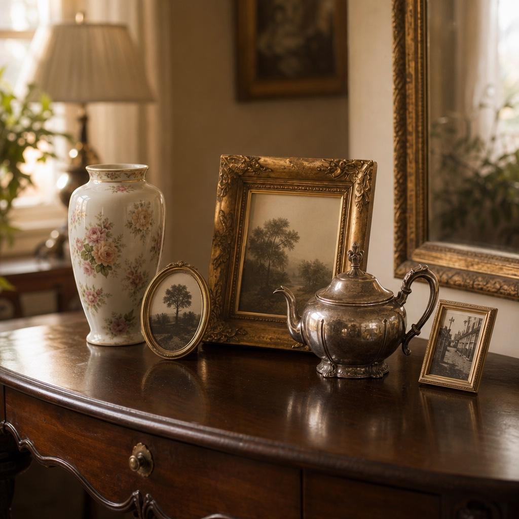 The same antiques identified and cataloged